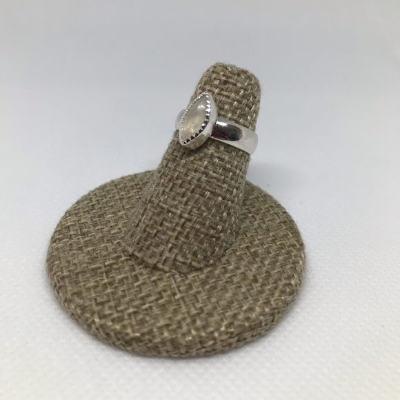 1.5Ct Moonstone Ring Handmade - Picture 3 of 4